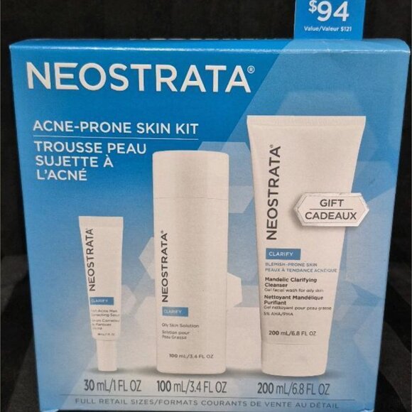 New Neostrata Clarify Acne-Prone Skin Kit - Post Acne Mark Correcting - Picture 1 of 4